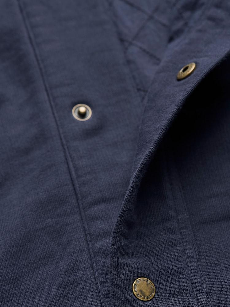 fat face Harrington Navy Harrington Sweat Jacket