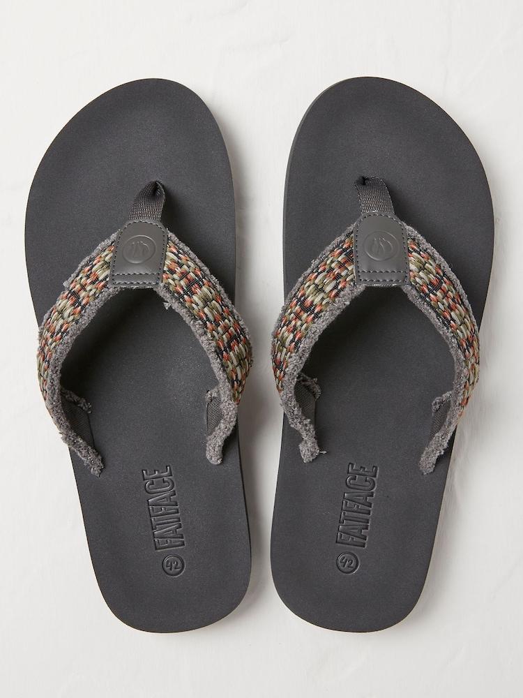Fat Face Harris Grey Flip Flop