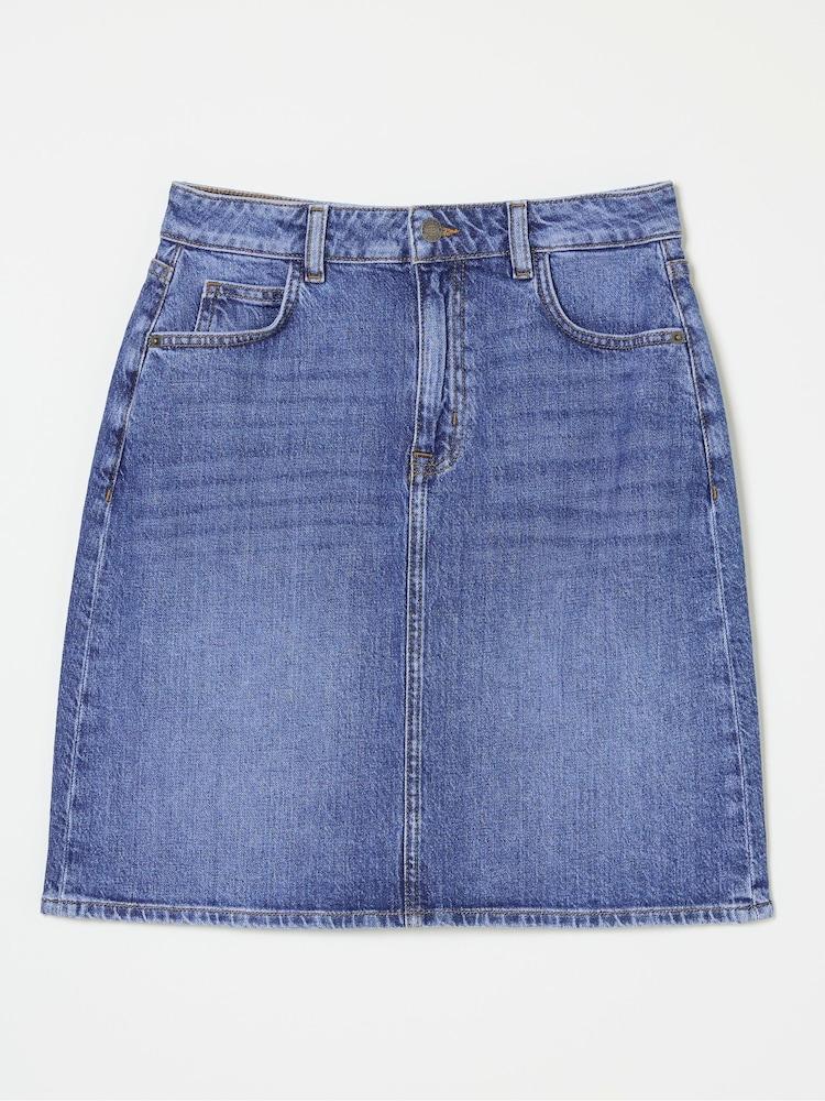 fat face Hattie Blue Denim Skirt