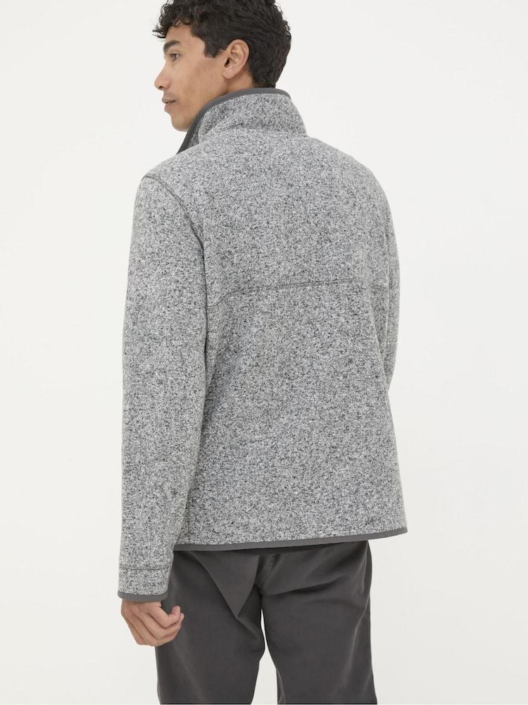 Fat Face Haxby Grey Half Neck Sweatshirt
