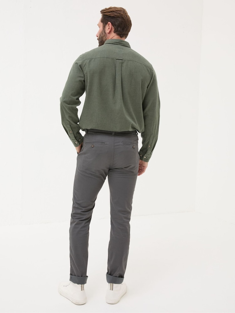 Fat Face Heyshott Dark Grey Slim Chinos
