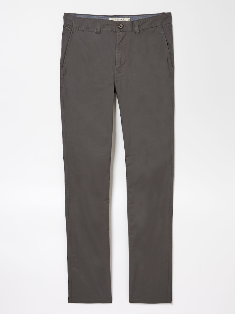 fat face Heyshott Dark Grey Slim Chinos