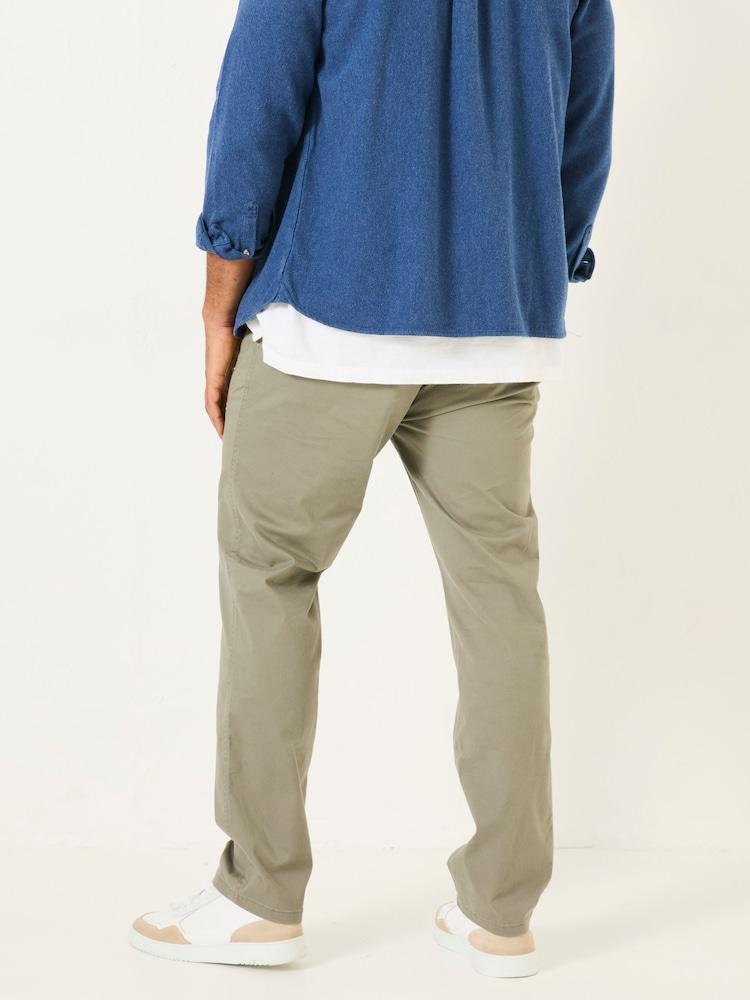 fat face Heyshott Khaki Green Slim Chinos