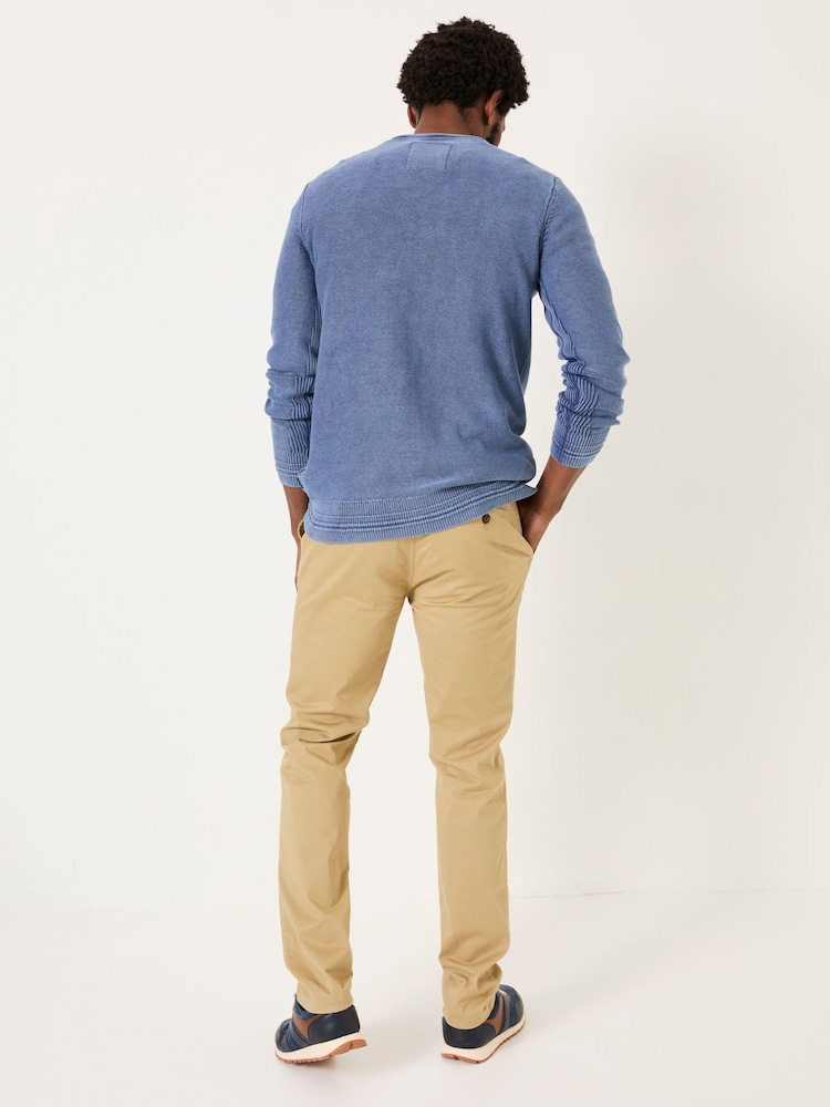 Fat Face Heyshott White Stone Slim Chinos