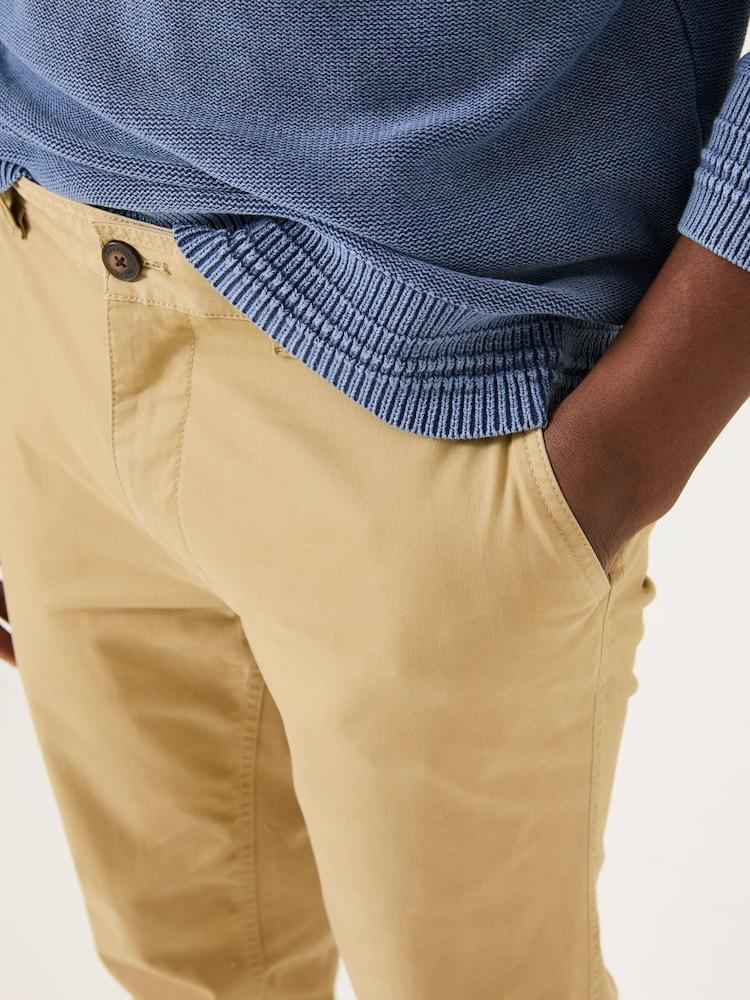 fat face Heyshott White Stone Slim Chinos