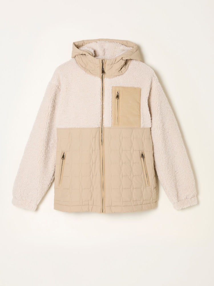 fat face Honey Ivory Fleece