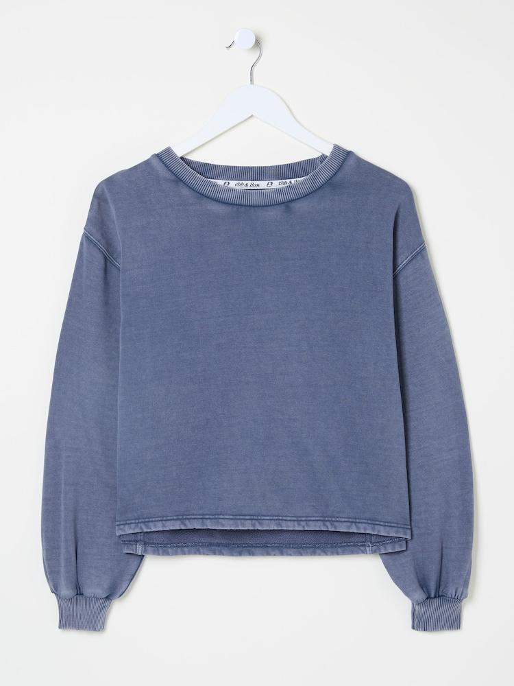 fat face Hope Blue Crew Sweatshirt