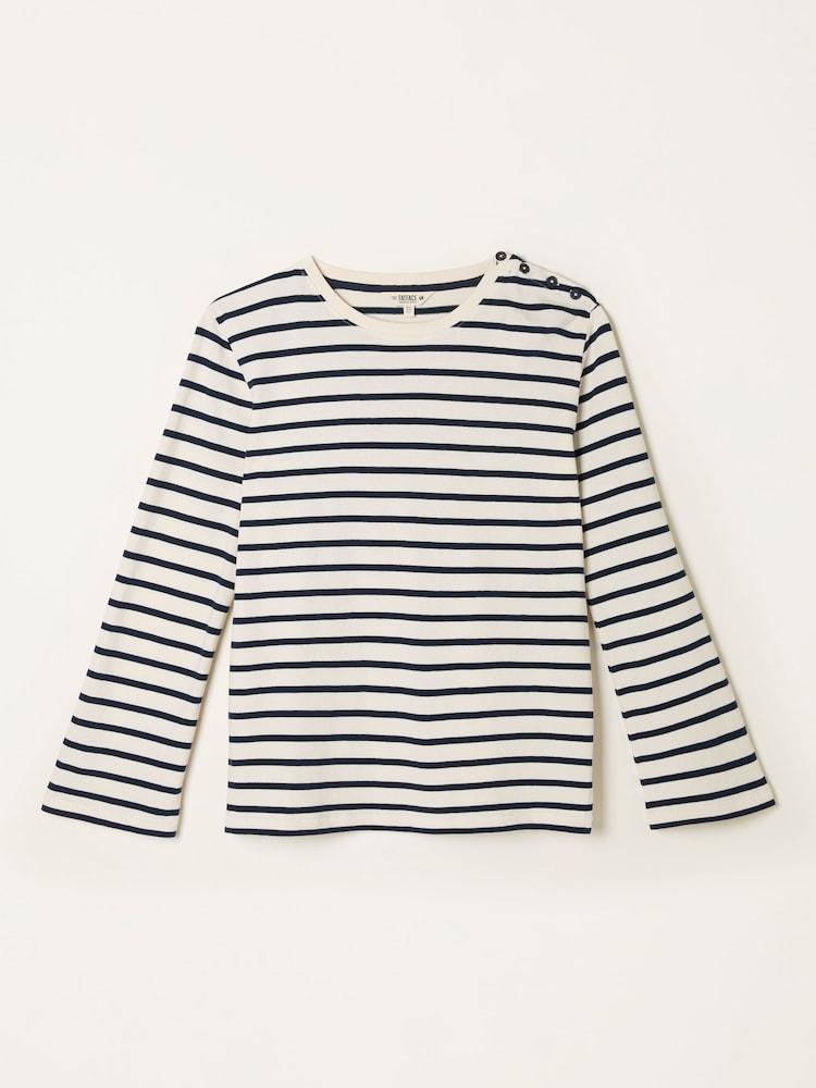 fat face Hope Ivory Stripe Top