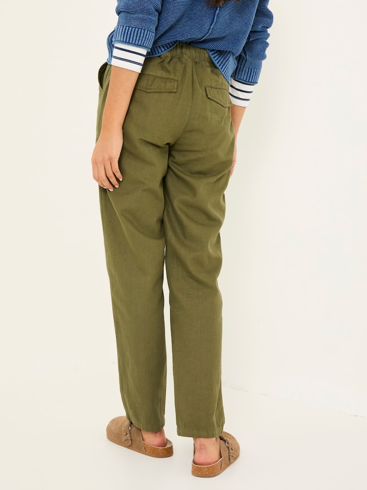 Fat Face Hoyton Khaki Green Cargo Trousers
