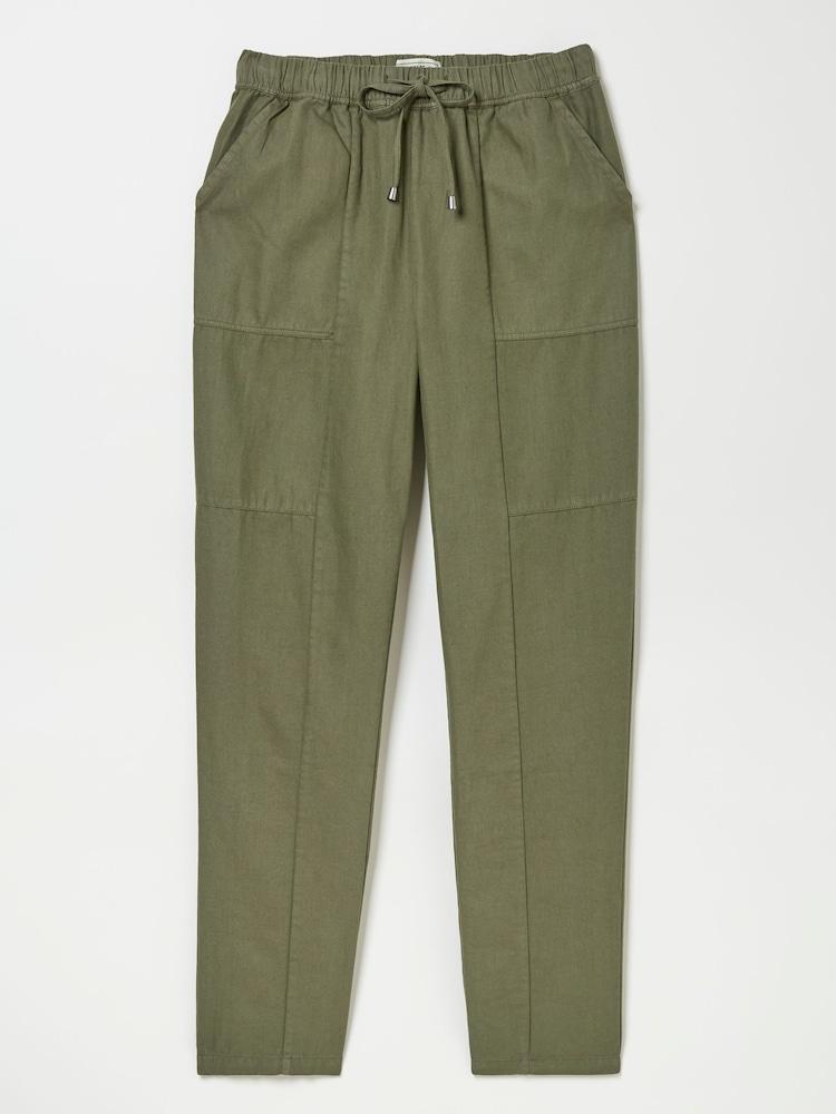 fat face Hoyton Khaki Green Cargo Trousers