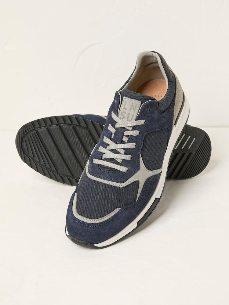 fat face Hudson Navy Runner Trainer