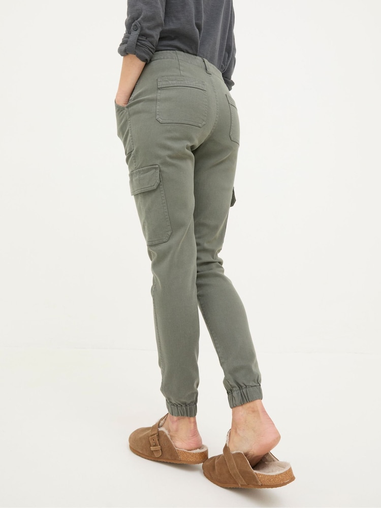 Fat Face Hythe Grey Cargo Trousers