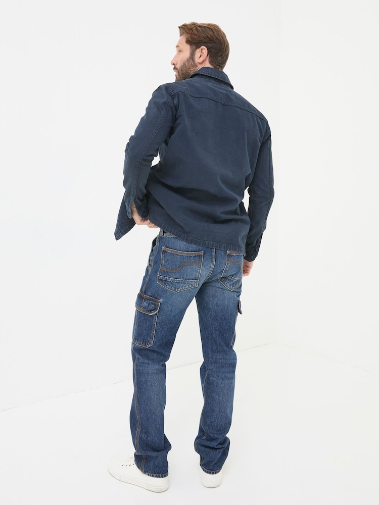 Fat Face Indigo Blue Cargo Jeans