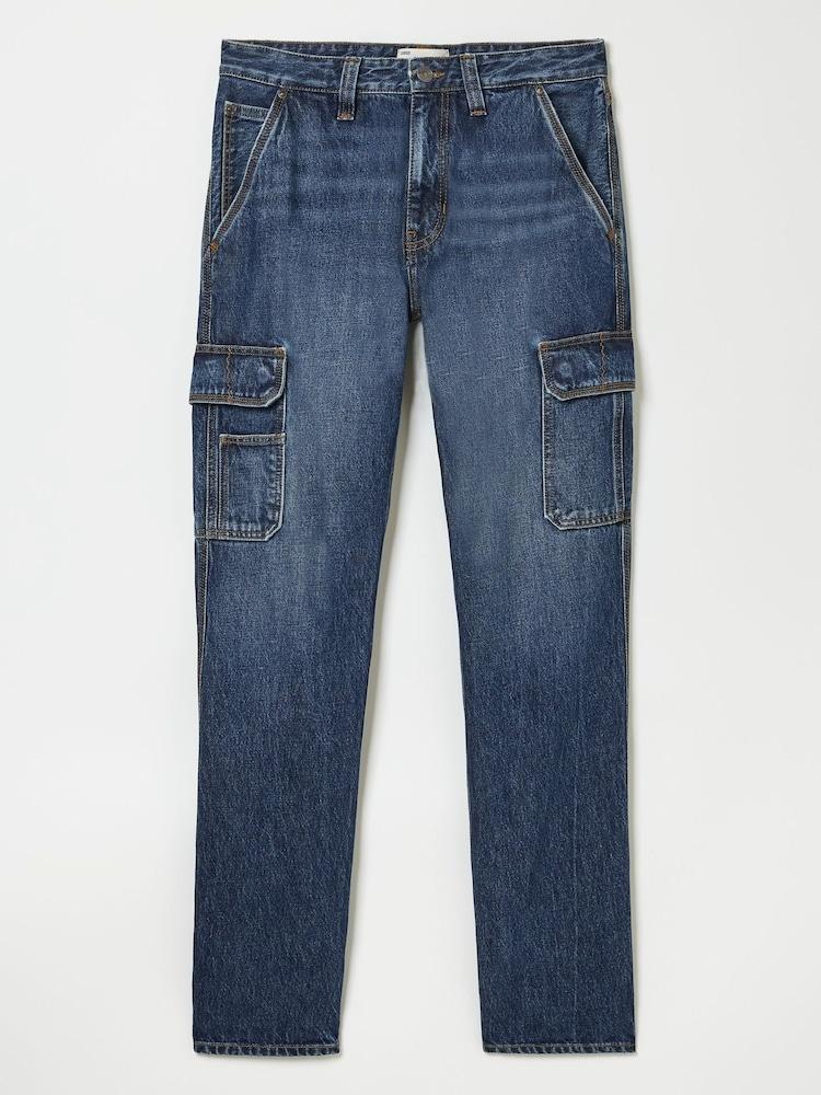 fat face Indigo Blue Cargo Jeans