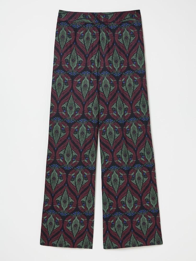 fat face Ines Multi Dec Leaf Trousers