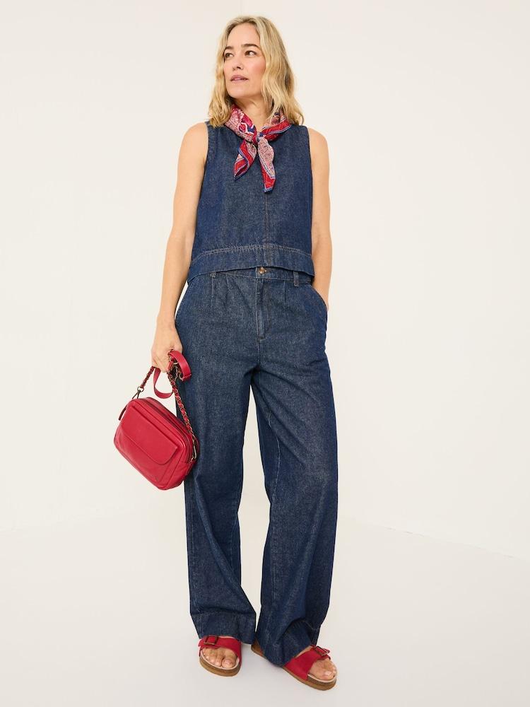 Fat Face Ink Dara Denim Top