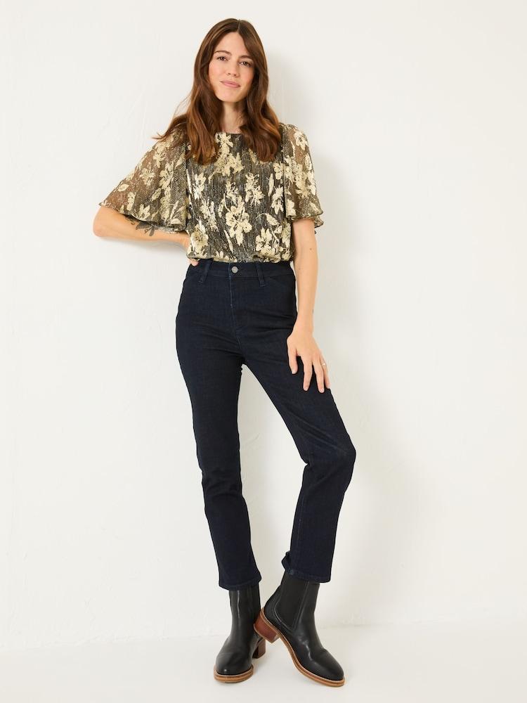 Fat Face Ink Ivy Kick Flare Jeans