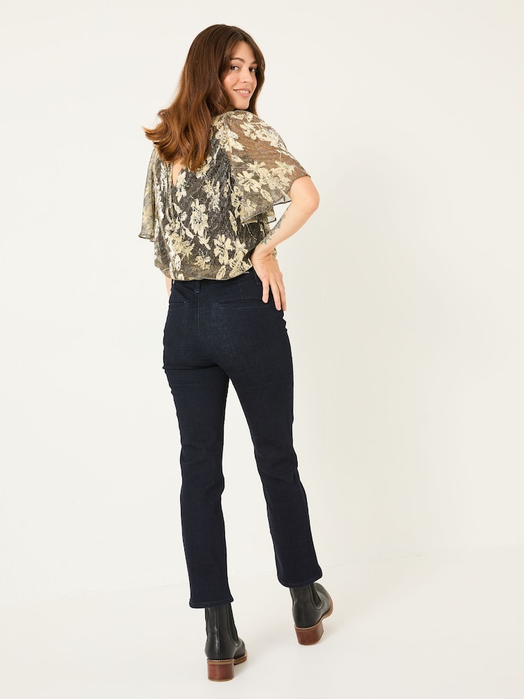 Fat Face Ink Ivy Kick Flare Jeans