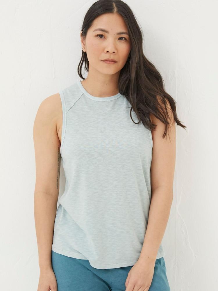 Fat Face Ione Blue Vest
