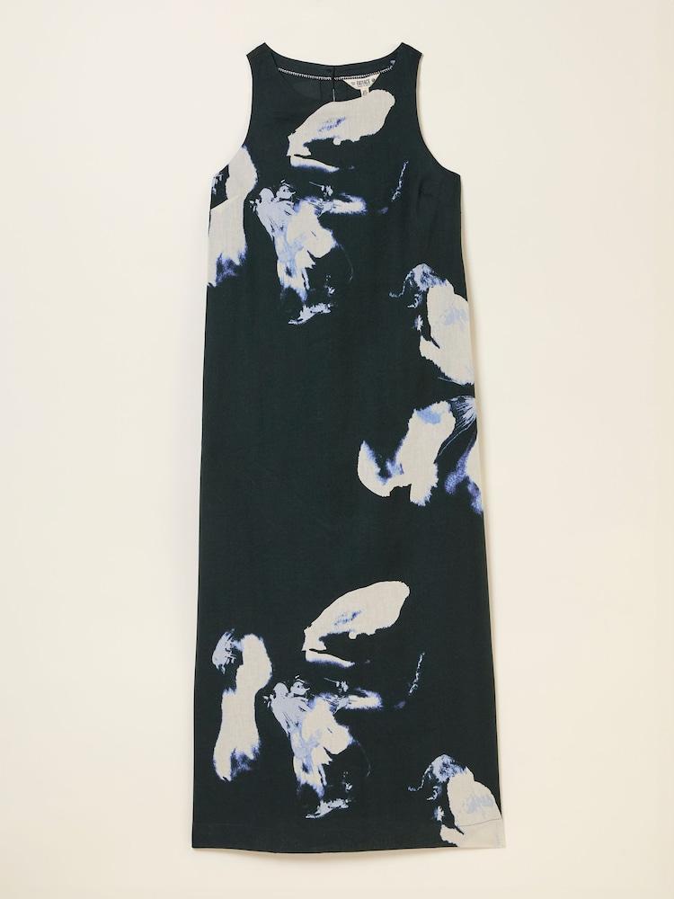 fat face Iris Navy Floral Placement Dress