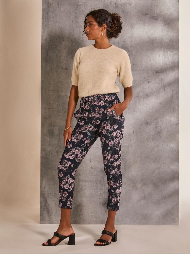 Fat Face Isobel Blue Isobel Jacquard Trouser