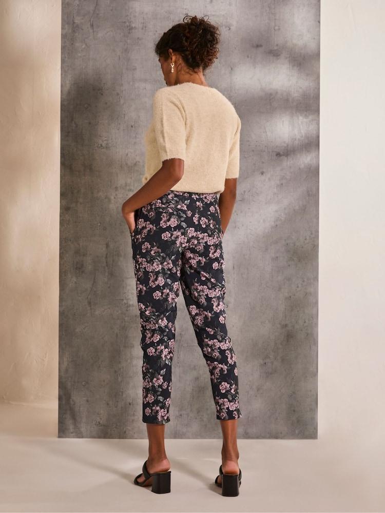 Fat Face Isobel Blue Isobel Jacquard Trouser