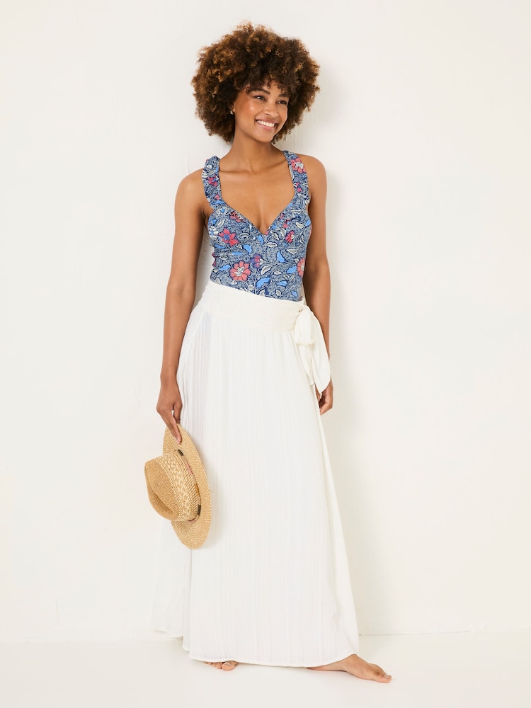 Fat Face Ivory Beachwear Wrap Skirt