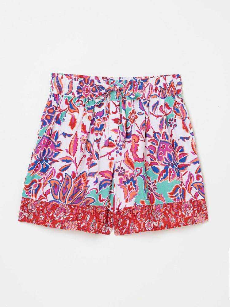 fat face Ivory Festival Floral Flippy Shorts