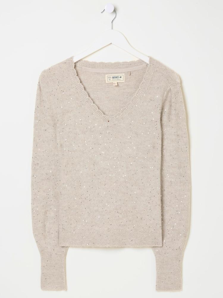 fat face Ivory Jasmine Jumper