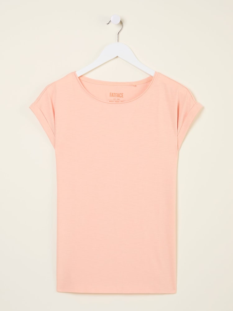 fat face Ivy Coral Pink T-Shirt