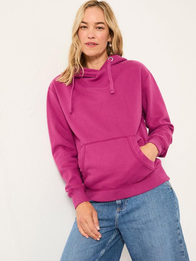 Fat Face Izzy Plum Purple Overhead Hoodie