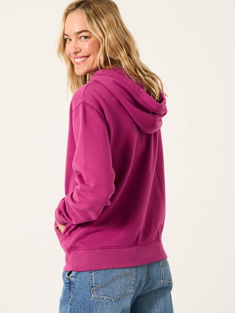 Fat Face Izzy Plum Purple Overhead Hoodie