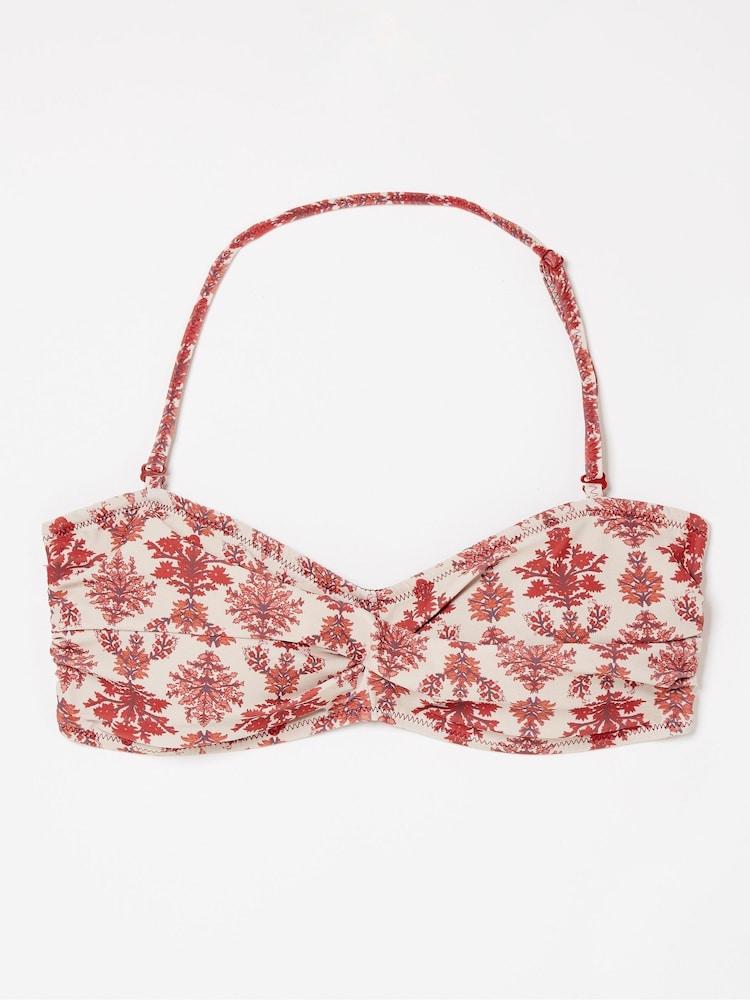 fat face Jaipur Orange Floral Twist Top