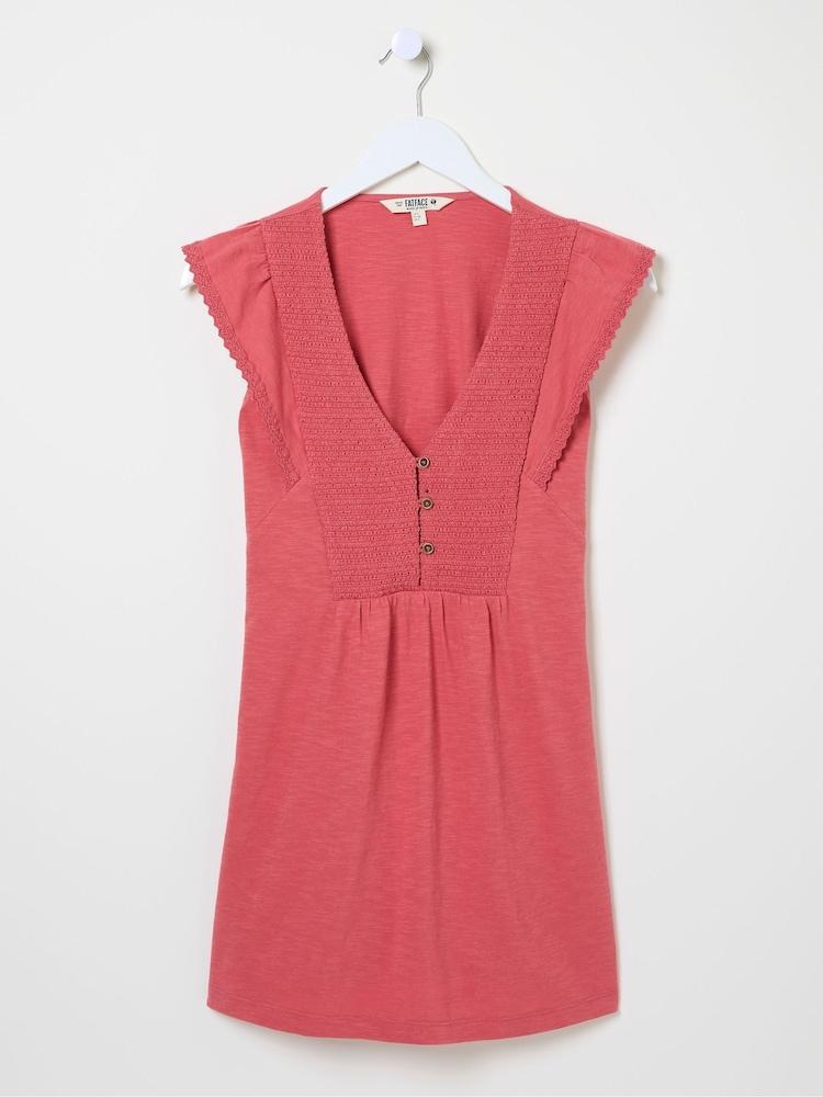 fat face Janine Pink Tunic
