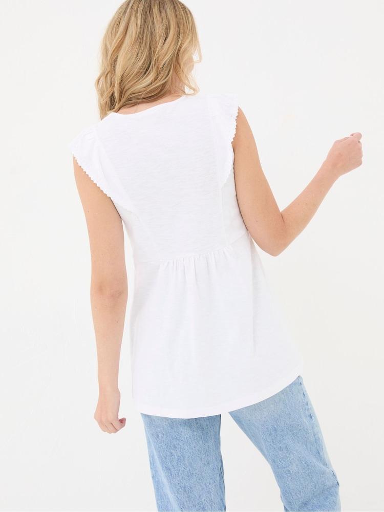 Fat Face Janine White Tunic