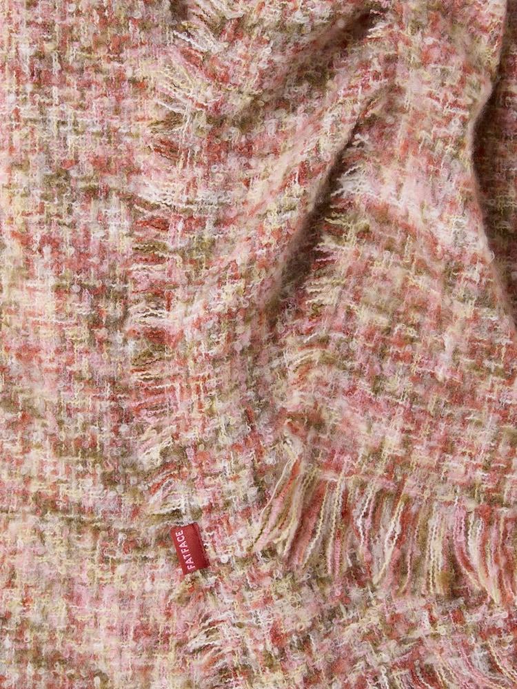 fat face Jenny Pink Check Scarf