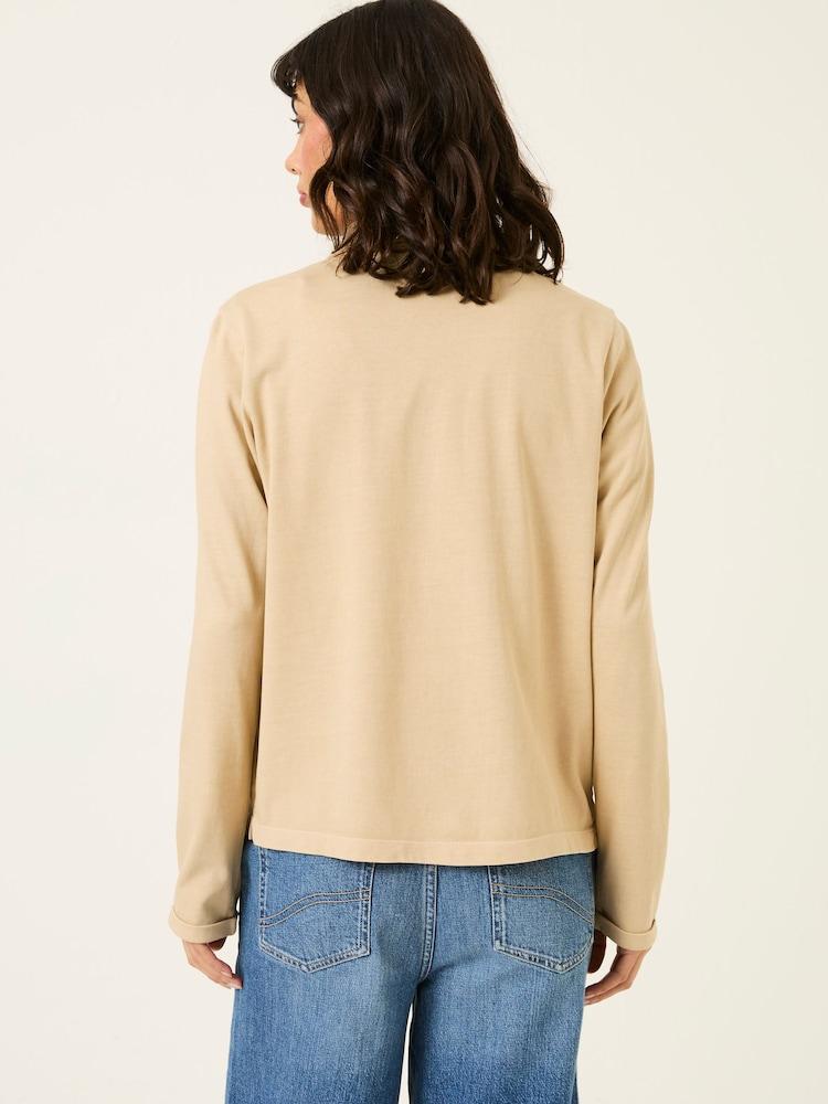 Fat Face Jess Natural 100% Cotton Jersey Shirt