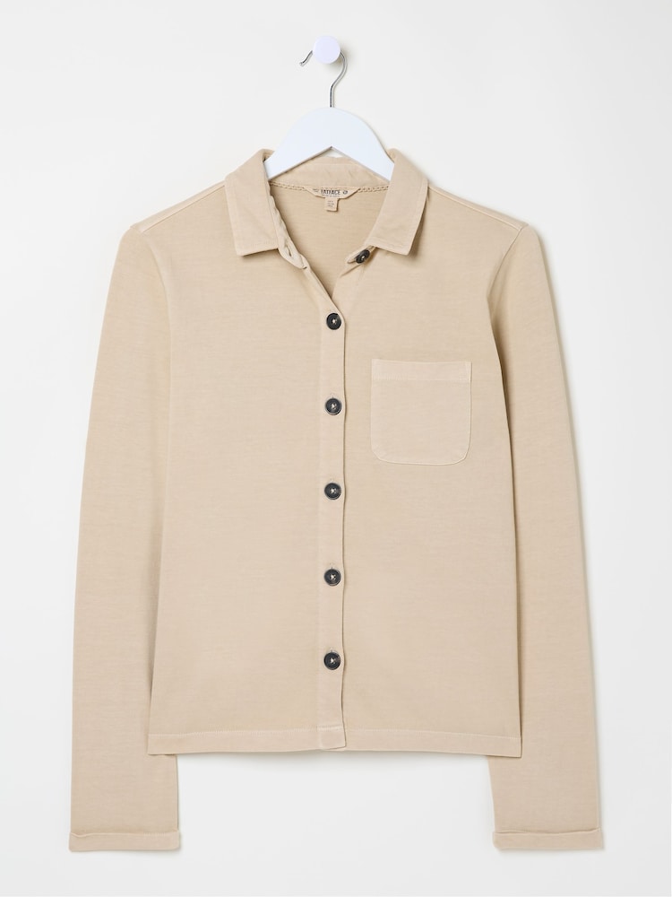 fat face Jess Natural 100% Cotton Jersey Shirt