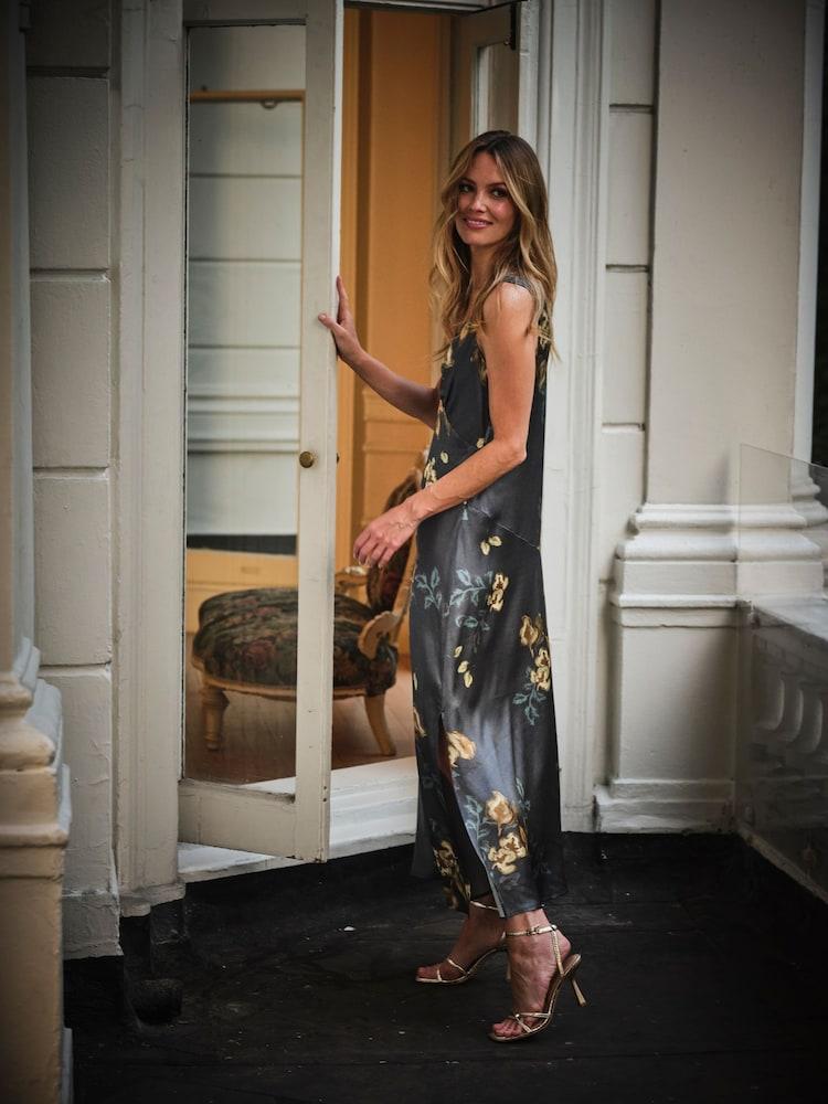 Fat Face Josephine Dark Navy Regular Printed Dress