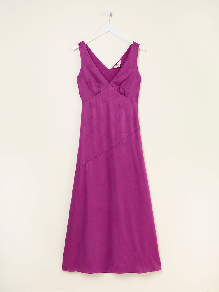 fat face Josephine Purple Slip Dress
