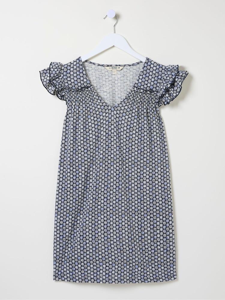 fat face Katy Black Star Geo Tunic