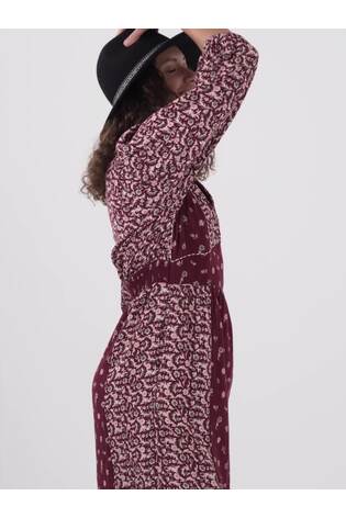 Fat Face Kelly Red Wild Ditsy Midi Dress