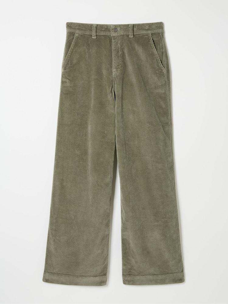 fat face Kendall Green Cord Trousers