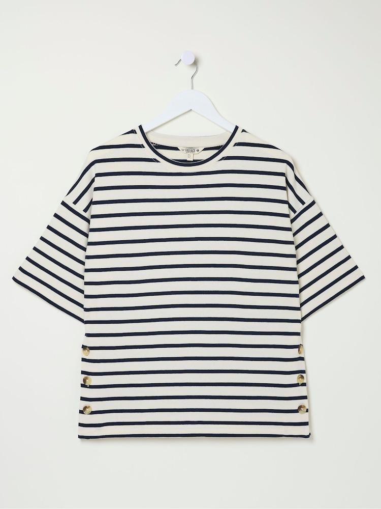 fat face Kiki Cream Stripe Top