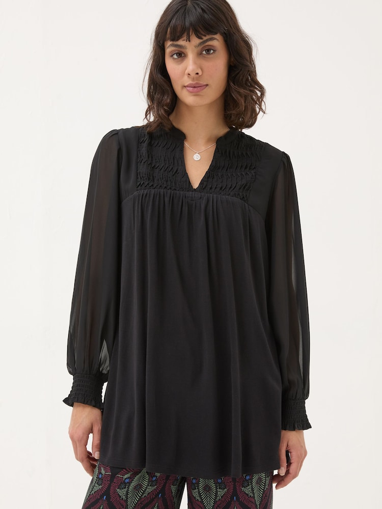 Fat Face Kim Black Tunic