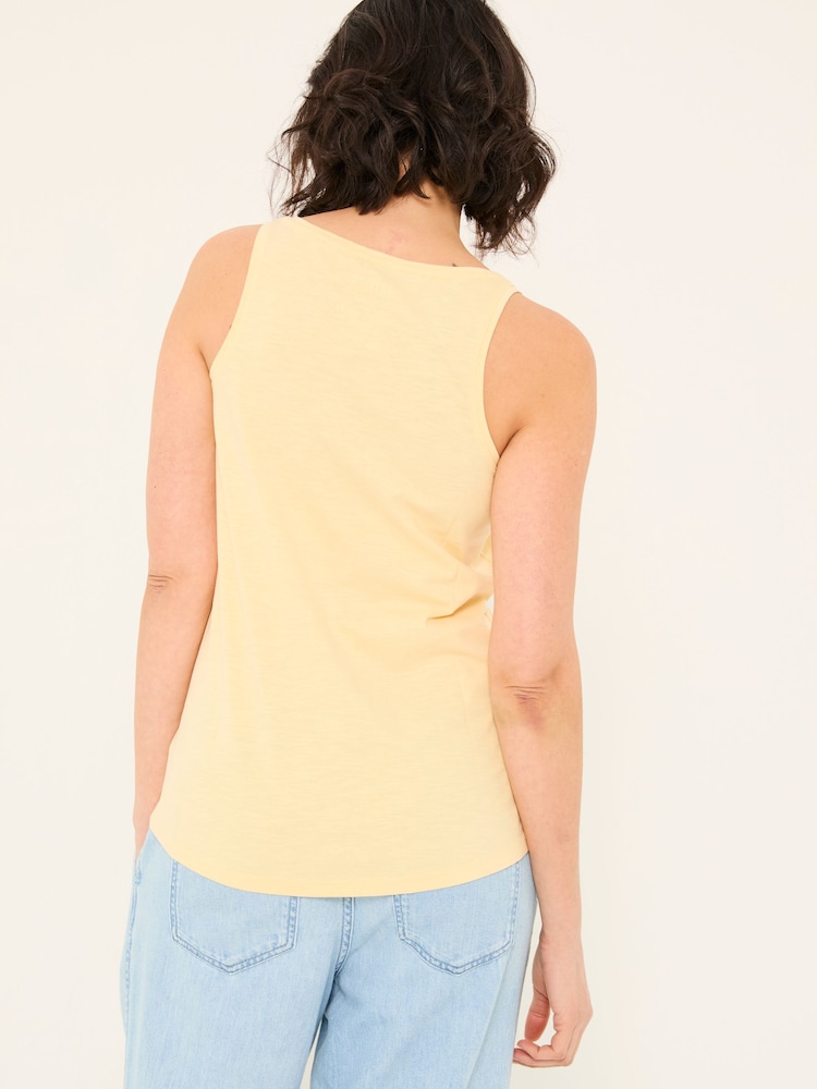 Fat Face Kirsty Light Yellow Vest