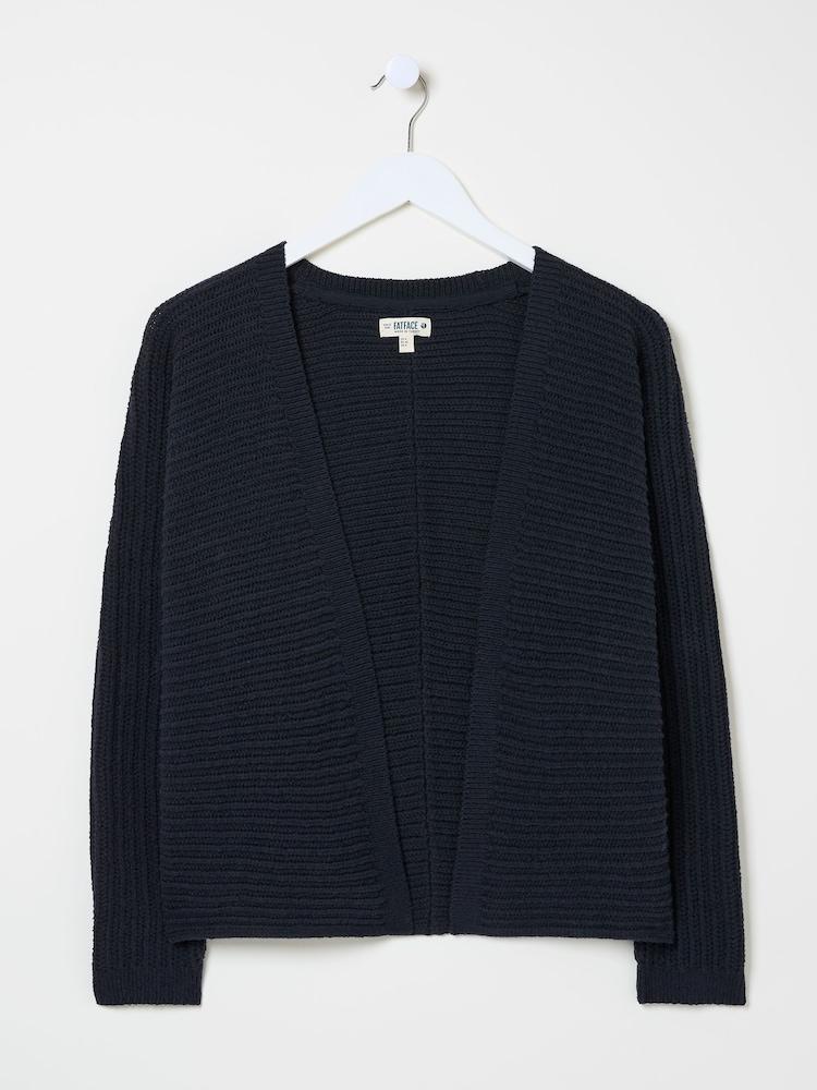 fat face Kya Navy Knitted Kimono Cardigan