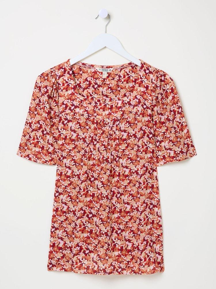 fat face Kyro Multi Abstract Floral Blouse