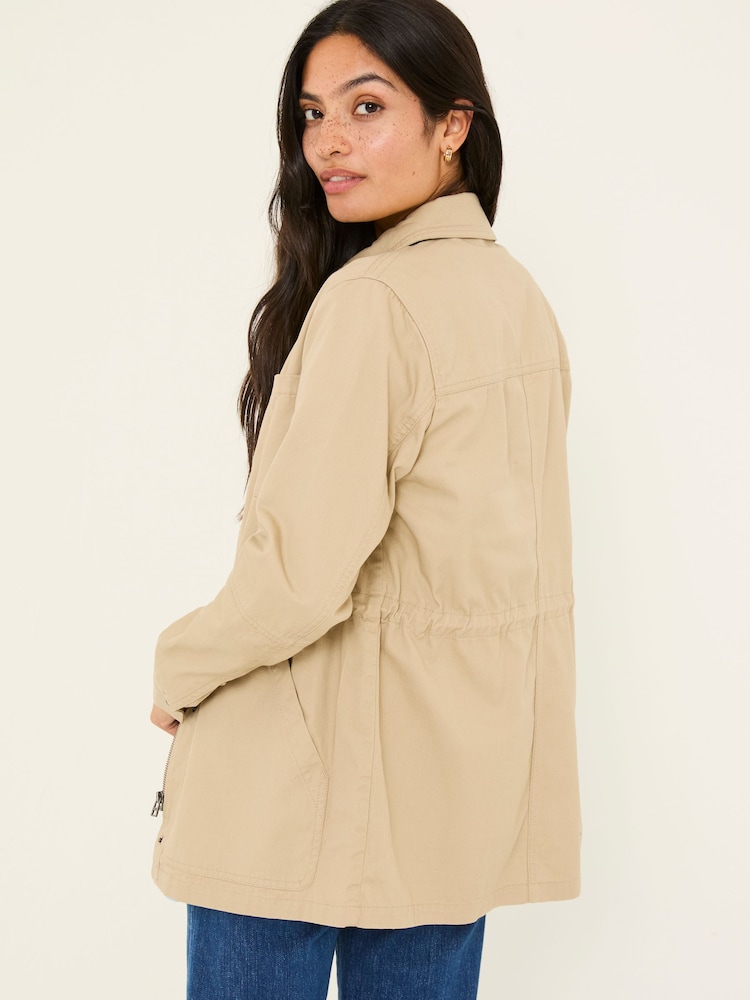 Fat Face Laurie Stone 100% Cotton Field Jacket