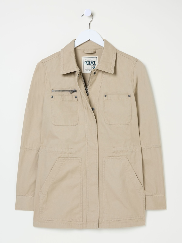 fat face Laurie Stone 100% Cotton Field Jacket